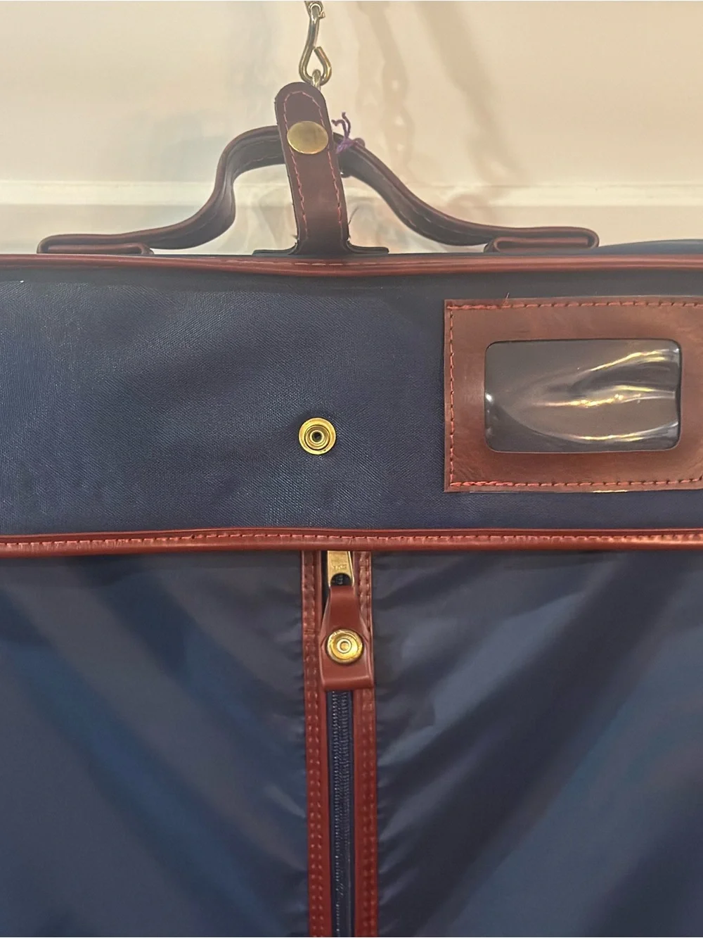 vintage blue Samsonite hanging garment bag new condition